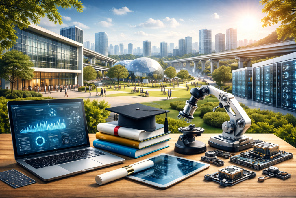 Investasi Infrastruktur dan Sektor Pendidikan–Teknologi